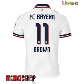 Bayern Munich Nathaniel Brown #11 Seconda Maglia 2026-27 Manica Corta Bayern Munich Nathaniel Brown #11 Seconda Maglia 2026-27 Manica Corta